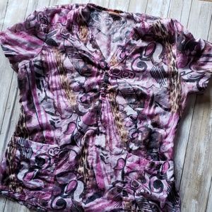 FANTASTIC SCRUB TOP SIZE L